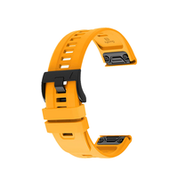 Bracelet de montre en silicone sport de remplacement de 22 mm avec boucle sport pour Garmin Forerunner 955/945/935