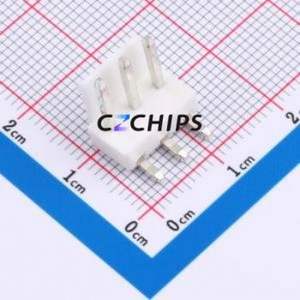 ZX-VH3.96-3PWZ Wire-to-Board Pin Header Bent Lead Through Hole,P=3.96mm Connector 1x3P 3.96mm Right Angle Insert VH - Product Image 1