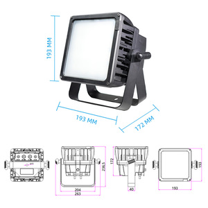 Equipo de Iluminación de Escenario RGBW de Alta Calidad, 16 * 10W/40 * 0.5, Luces <span class=keywords><strong>LED</strong></span> RGB a Prueba de Agua con Luces Auxiliares y Atomización - Product Image 5