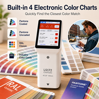 Analyseur de couleur de précision Lin pour l'impression textile, mesureur de différence de couleur de bureau LS175/176, source de lumière LED, modes couleur laboratoire/RGB