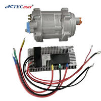 Kompresor AC Mobil 12V 24V DC AC.100.3850 20cc/r 850W R134a POE68 Tipe Universal Kompresor AC Elektrik Otomotif