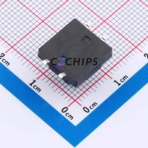 TS018A-TBY1EH9.5 Tactile Switch SMD-4P,12x12mm Switch Single Pole Single Throw Round Button 1.8N Vertical Mount - Product Image 2