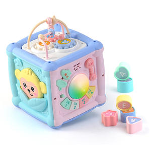 Vente en gros Montessori Classic Cubes d'activités Jouets éducatifs occupés pour enfants, y compris Juguetes Para Baby Learning Cube - Product Image 4