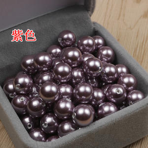 Lustre Offre Spéciale de haute qualité parfait rond rouge jaune rose couleur coquille naturelle perle prix de gros - Product Image 4