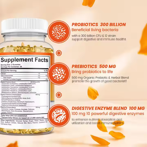 Gommes probiotiques quotidiennes extra fortes de marque privée OEM ODM <span class=keywords><strong>5</strong></span> milliards d'UFC suppléments en gros 60 90 120 - Product Image 2