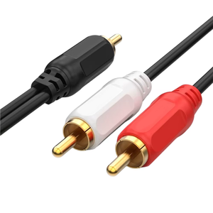 สายเคเบิล 2RCA, สายต่อขยายข้อมูล AV แบบ 6 สาย CC Cline PL SL พร้อมอะแดปเตอร์ RCA คู่ - Product Image 4