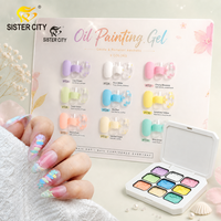 Fournitures professionnelles pour ongles, grand volume 18g, gel UV pour nail art, couleur dégradée ombrée, haute pigmentation, écologique, design français