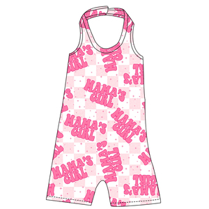 Tutina per Bambine Stile Occidentale con Motivo Mucca, Bretelle al Collo, Stampa Floreale e Cactus, <span class=keywords><strong>Senza</strong></span> <span class=keywords><strong>Maniche</strong></span>, Corta - Product Image 5