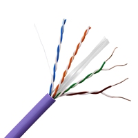 Câble LAN Cat6 UTP FTP SFTP 4 paires, 305 m en rouleau, gaine PVC certifiée ROHS.CE.FC, haute qualité OEM pour Internet