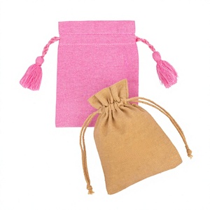Wholesale Indian Handmade Cotton Drawstring Jewelry <b>Container</b> Eco-Friendly <b>Small</b> Eco-Conscious Organizer Pouch - Product Image 4