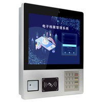 Lector RFID integrado Win, pantalla táctil, impermeable, 10, 12 pulgadas, Panel táctil frontal, PC, tableta, Industrial