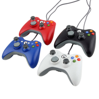 Manette de jeu filaire USB avec moteur de vibration ABS pour console Xbox 360, remplacement de la manette de jeu Xbox 360