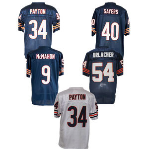 Jersey Grosir Jahitan Jersey American Football 34 Payton 51 Butkus 23 Hester 50 Stingletary 9 McMahon 4 Urlacher - Product Image 4