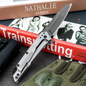 Couteau pliant industriel Misdirect 1365 pour le camping, la chasse et l'extérieur, outil EDC, manche en alliage d'aluminium, outil de coupe quotidien portable EDC - Product Image 4
