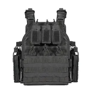 Hot Sale Yakeda Plate Carrier 1000D Quick Release Buckle Gym Training Fitness Weight Vest For Men