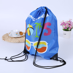 Drawstring Bag with Promotional Gifts Foldable Custom Logo Eco-Friendly for Sports Gym Rope-Carrying Shopping Backpack