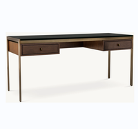 Meubles de bureau vintage américains Bureau d'ordinateur Bureau d'hôtel Villa Fabrication de meubles sur mesure Vente directe d'usine