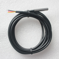Sensor Digital de Alta Precisión para Sensor de Temperatura DS18S20 con Sonda de Acero Inoxidable/Cobre y Montaje por Soldadura