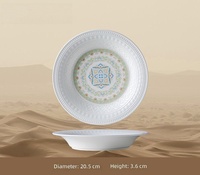 2026 Neue JINGDEZHEN Moderne Luxus Gravierte Porzellan-Teller - Umweltfreundlich Spülmaschinenfest Mikrowellengeeignet Langlebig Ungiftig