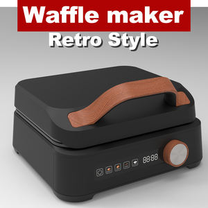 1600W produttori belgi di biscotti per cialde all'ingrosso, <span class=keywords><strong>Mini</strong></span> <span class=keywords><strong>Waffle</strong></span> belgi, creiamo <span class=keywords><strong>Waffle</strong></span> belgi ETL CE GS RoHS LFGB - Product Image 2