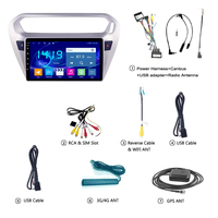 Autoradio Android 15 QLED DSP CarPlay GPS Navigation Multimédia pour Peugeot 301 Citroën Elysee 2013-2018