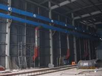 Nettoyeur de paroi intérieure de tuyaux par sablage, machine de nettoyage, machine de sablage par projection de billes approuvée pour tuyaux en acier internes