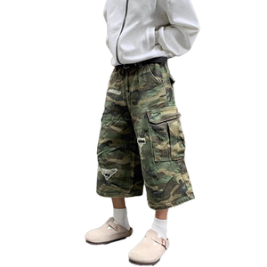 Camiseta Personalizada con Imagen/Foto, 100% Algodón, Diseño Casual Liso con Estampado de Pantalones Cortos, Tejido de Punto Medio con Cordón Ajustable - Product Image 2
