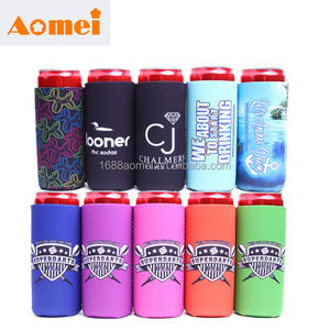 Logotipo personalizado estilo Australia 5mm fundas de botella de neopreno portátil cerveza Coozies y lata funda enfriadora soportes rechonchos - Product Image 3
