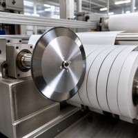 Lames industrielles en acier inoxydable, lame circulaire de 200 mm, couteau multi-usages pour la viande, le caoutchouc, le film, couteaux industriels OEM