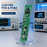 Carte de contrôle PCBA pour irrigateur buccal, assemblage de circuits imprimés personnalisé, fabricant OEM ODM, sourcing de composants Gerber BOM, test, consommateur