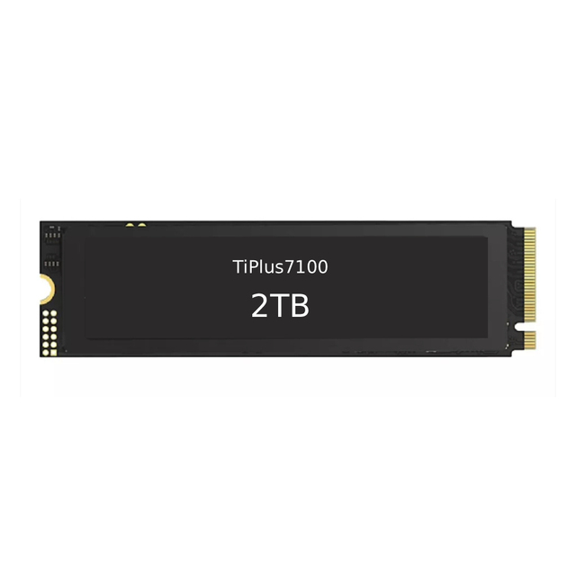 TiPlus7100 2TB M.2 2280 NVMe PCIe 4.0 SSD, Fast Transfer, 3D TLC, No External Cache, Daily Creative Storage