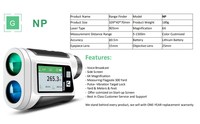 Télémètre laser monoculaire de golf 6X, haute précision, HD, portable, 800 m, pour le golf, les sports et la chasse