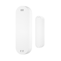 Capteur de porte/fenêtre WIFI Tuya avec bras de sirène 80dB/fonction de désarmement Détecteur de fenêtre de porte intelligent