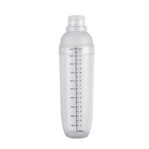 Fábrica de Criação Atacado Estilo Quente Coqueteleira de Plástico Transparente com Escala 500ml 700ml 1000ml Misturador de Bebidas Ferramentas de Bar - Product Image 6