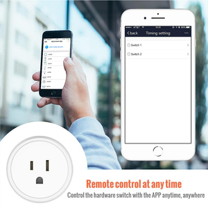 ปลั๊กไฟอัจฉริยะ Tuya มาตรฐานอเมริกัน ควบคุมผ่านแอปมือถือ ปลั๊กอัจฉริยะไร้สาย รองรับ Alexa/Google - Product Image 6