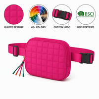 Sac banane personnalisé en toile avec logo sur mesure, vente en gros, fabricant OEM, pour le voyage