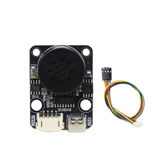 Original MP3 Voice Playback Module UART Serial Port Control Intelligent Broadcast Compatible Electronic Building Blocks Music