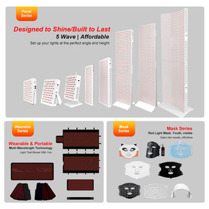 Panneau de luminothérapie rouge haute puissance ILUXRED, support vertical/horizontal électrique, infrarouge LED, appareil pour le corps entier, usage commercial - Product Image 6