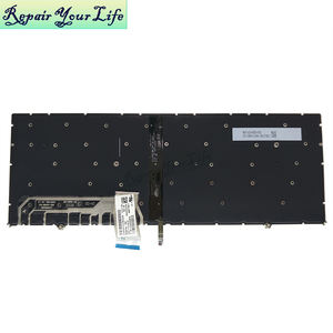 Clavier d'ordinateur portable rétroéclairé en espagnol pour HP <span class=keywords><strong>Zbook</strong></span> <span class=keywords><strong>x360</strong></span> G5 <span class=keywords><strong>ZBook</strong></span> Studio G5 1050 G1 XW1 SG-91610-2EA SN6173BL1, neuf, noir - Product Image 2