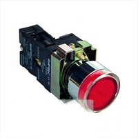 Interruptor de Botón Pulsador ONPOW 22mm HBY5-11D Conexión de Circuito Con CE, ROHS
