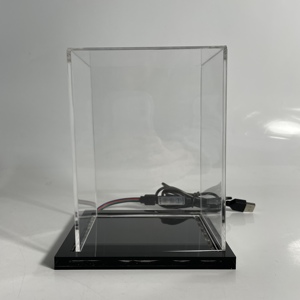 Estuche Protector Acrílico Moderno con Iluminación LED, Lavable, Resistente a los Rayos UV, Caja de Exhibición Transparente, Opciones Personalizables - Product Image 2