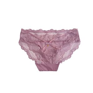 Braguitas de bikini de encaje para mujer, sexy, con diseño floral, tejidas, con lazo bonito en la espalda, calados, de talle bajo - Product Image 6