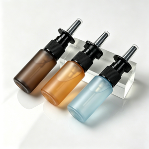 Botella de Plástico Cilíndrica de HDPE Blanca Sellada de 10ml, 15ml, 20ml con Tapa de Rosca, Dispensador de Líquido Cosmético, Impresión Serigráfica - Product Image 2