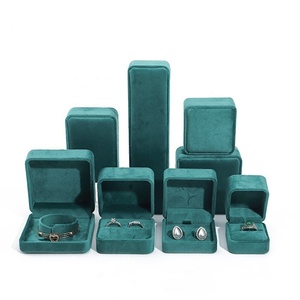 FORTE Wedding Gift Jewelry <strong>Ring</strong> <strong>Boxes</strong> Custom Logo Round Velvet Luxury Earrings Necklace Jewelry <strong>Boxes</strong> - Product Image 1