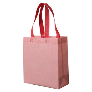 Non Woven Shopping <b>Bags</b> Medium Size With Buttons Foldable Reusable Eco Friendly Tote <b>Bag</b> For Grocery And Daily Use - Product Image 5