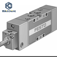 Nueva Válvula Solenoide Neumática MFH-5/3G-1/4-B MFH-5/3E-1/4-B MFH-5/3B-1/4-B, Válvula de Control Direccional de 5/3 Vías Manual