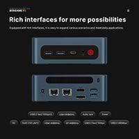 Mini PC para Juegos BOSGAME P3 Lite con Ryzen 7 6800H, Radeon 680M, 32 GB de RAM DDR5, SSD PCIe 4.0x4 de 1 TB, Triple Pantalla, USB4, 8K
