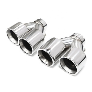 Punta de escape de fibra de carbono cuádruple SYPES para BMW F10 F11 <span class=keywords><strong>535d</strong></span> 535i 640i 640d hasta <span class=keywords><strong>G30</strong></span> G31, boquilla de sistema de escape de coche - Product Image 5