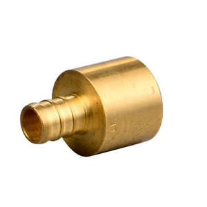 Lead Free Brass Crimp BRASS SWEAT ADAPTER ( PEX X FEMALE SWEAT ) FTG 3/8"*1/2" Quick Coupling Brass Air <strong>Coupler</strong> - Product Image 1