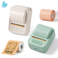 Imprimante d'étiquettes thermiques portable, mini imprimante d'étiquettes d'expédition sans encre pour les petits vendeurs de commerce électronique, utilisation pour les autocollants d'expédition de colis